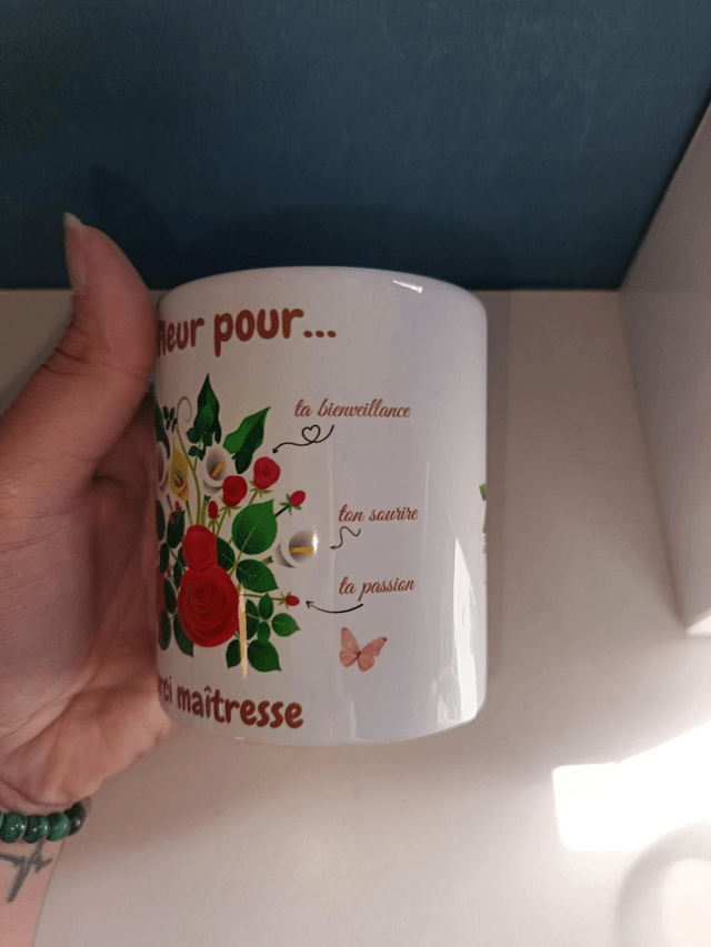 Une fleur pour... Merci maîtresse 