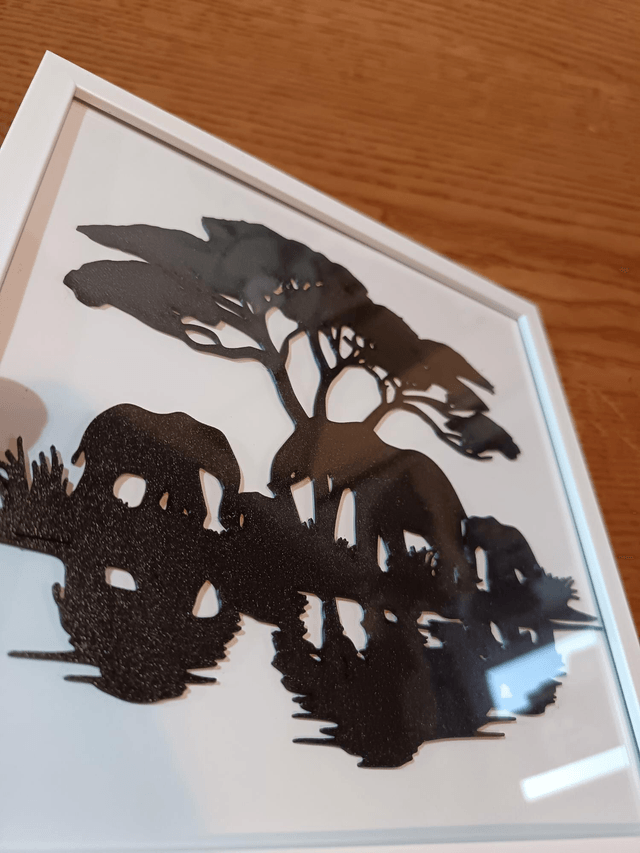 Cadre éléphants 