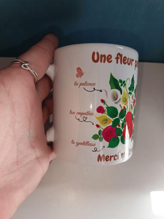 Une fleur pour... Merci maîtresse 