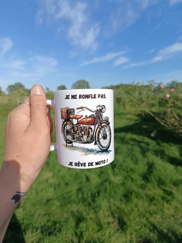 Tasse humour moto 
